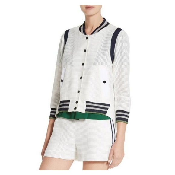 Veronica Beard Bomber Jacket Size 6 - Picture 2 of 6